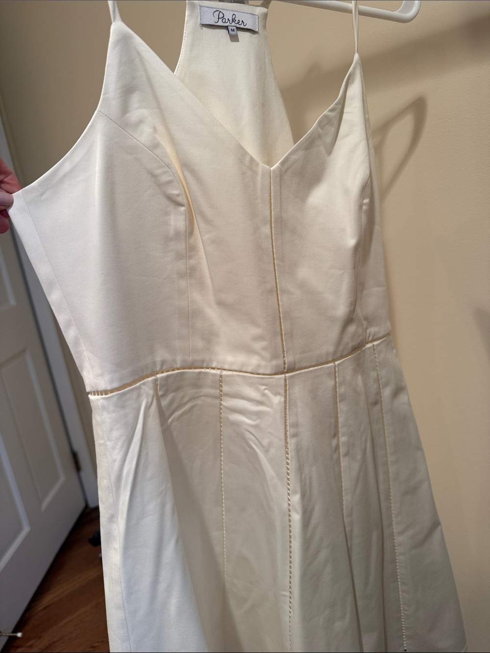 Parker Strapless Cream A-Line Dress
